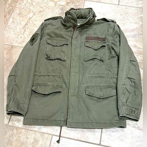 Aeropostale Army Green field Jacket A87